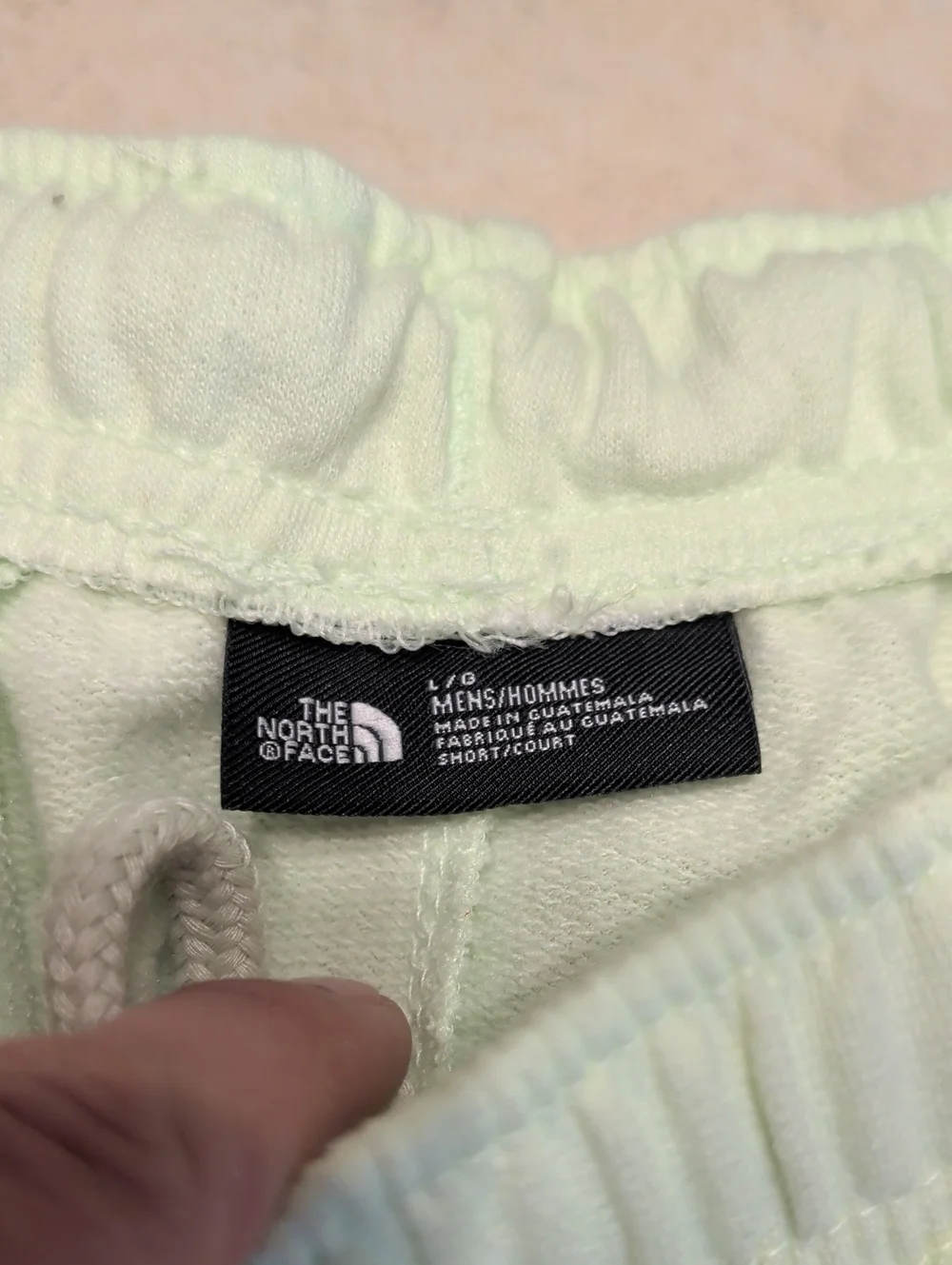 The North Face Men's Fleece Yellow Lime Shorts